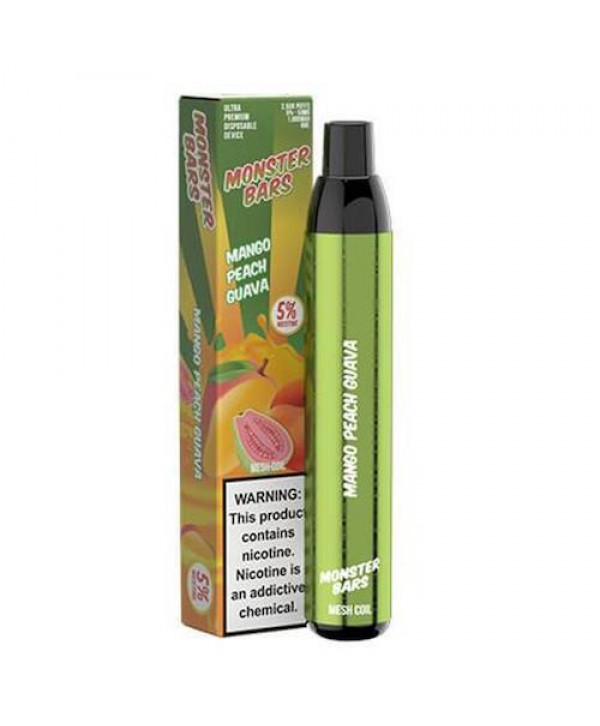 Monster Bars Mango Peach Guava Disposable Vape Pen