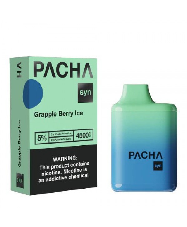 Pacha Syn 4500 Grapple Berry Ice Disposable Vape Pen