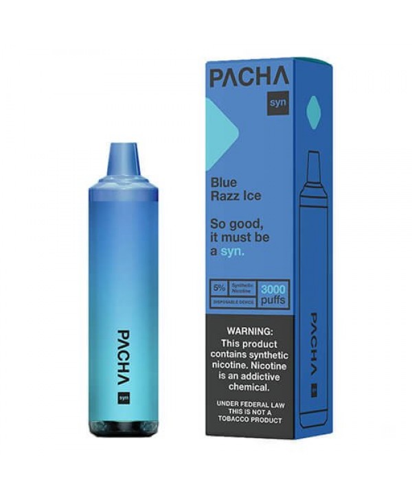 Pachamama SYNthetic 3K Blue Razz Ice Disposable Vape Pen