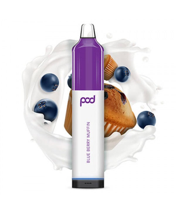 Pod Juice Synthetic Mesh 5500 Blue Berry Muffin Disposable Vape Pen
