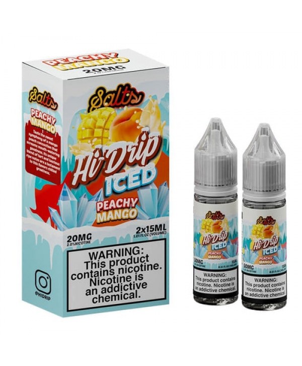 Hi-Drip Iced Salts Peachy Mango eJuice