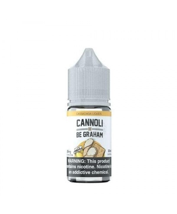 Cassadaga Liquids Salt Cannoli Be Graham eJuice