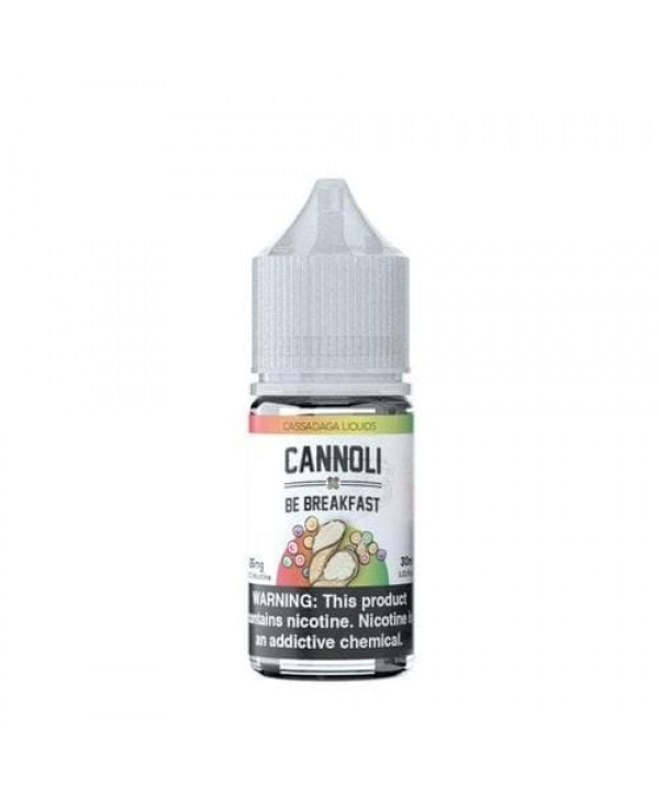 Cassadaga Liquids Salt Cannoli Be Breakfast eJuice