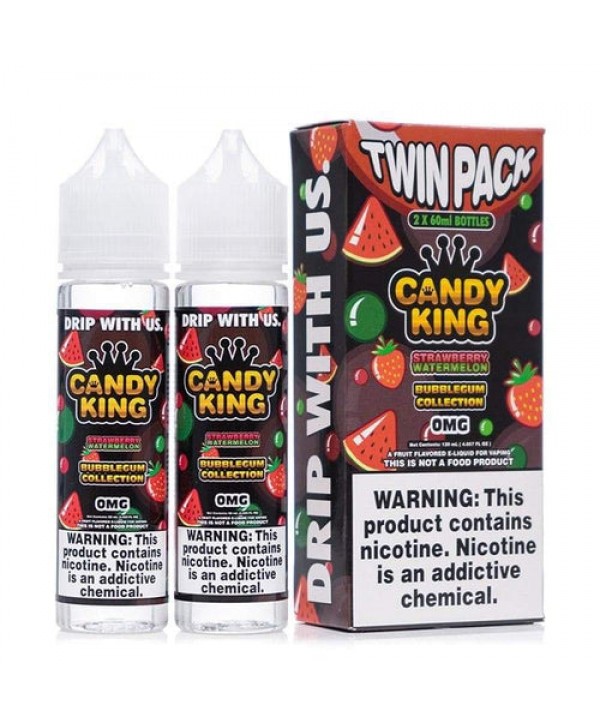 Candy King Bubblegum Collection Strawberry Watermelon Twin Pack
