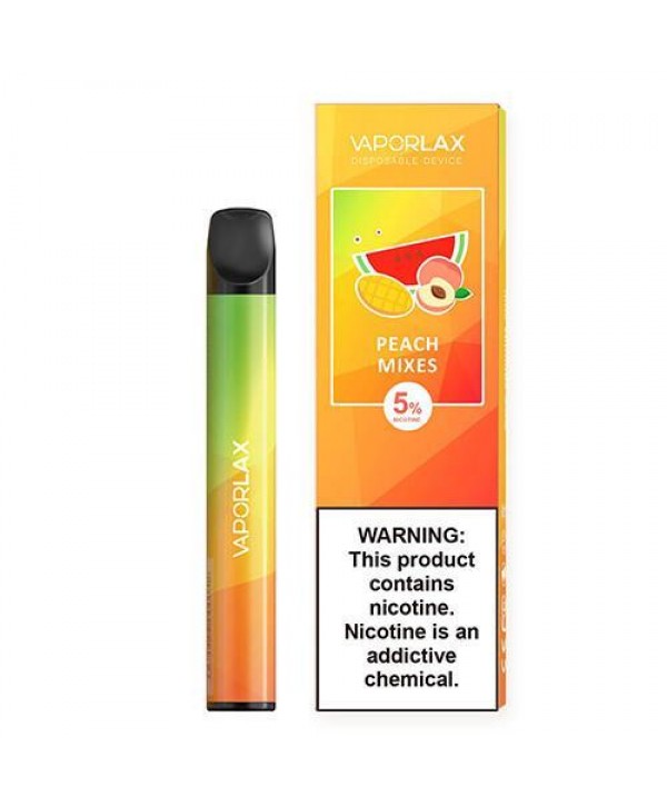 VaporLAX Mate Peach Mixes Disposable Vape Pen