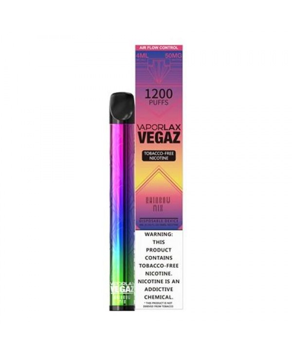 VaporLAX VEGAZ Rainbow Mix Disposable Vape Pen