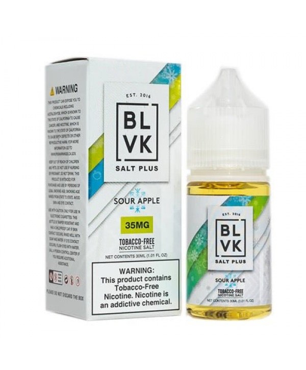 BLVK Salt Plus Sour Apple Ice eJuice