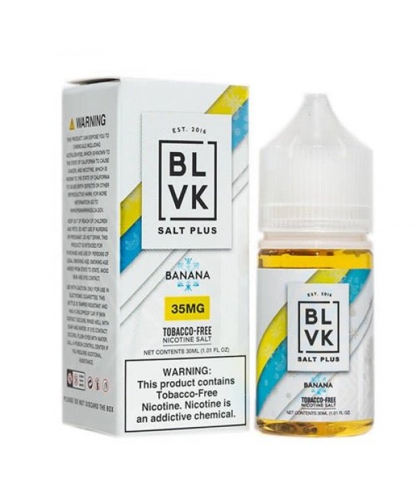 BLVK Salt Plus Banana Ice eJuice