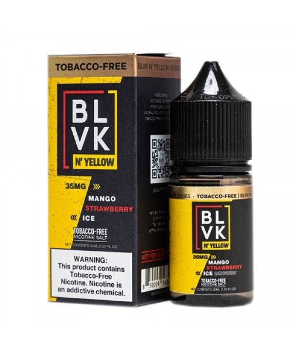 BLVK N Yellow Salts Mango Strawberry Ice eJuice