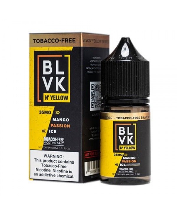 BLVK N Yellow Salts Mango Passion Ice eJuice