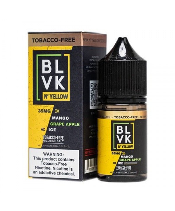 BLVK N Yellow Salts Mango Grape Apple Ice eJuice