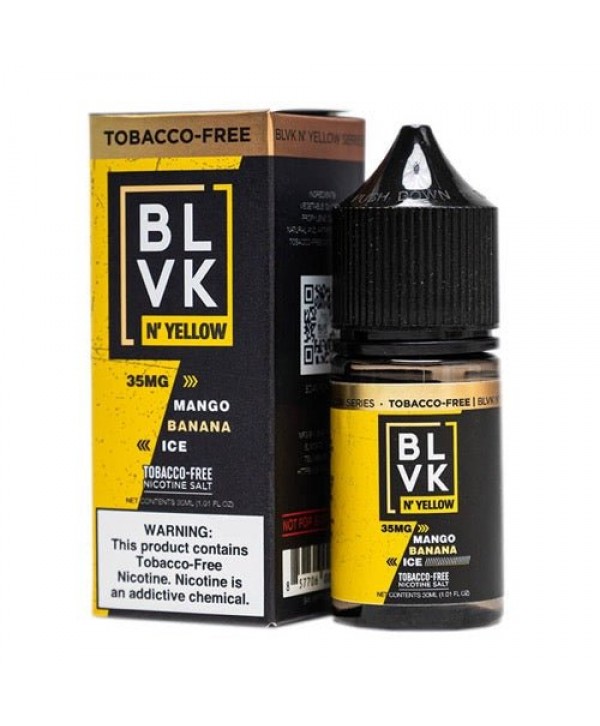 BLVK N Yellow Salts Mango Banana Ice eJuice