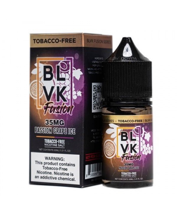 BLVK Fusion Salts Passion Grape Ice eJuice