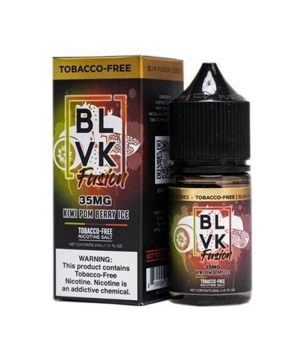 BLVK Fusion Salts Kiwi Pom Berry Ice eJuice