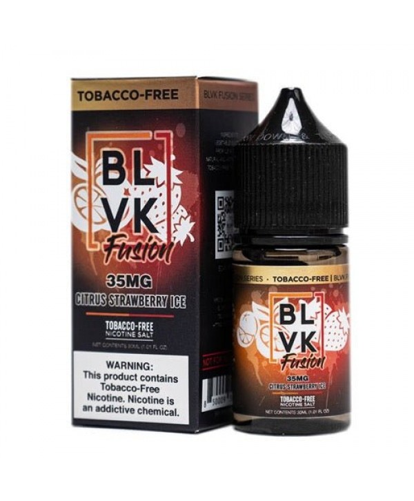 BLVK Fusion Salts Citrus Strawberry Ice eJuice