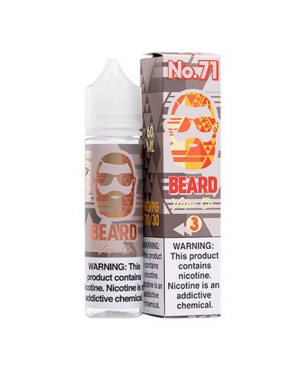 Beard Vape No. 71 Sweet and Sour Sugar Peach eJuice