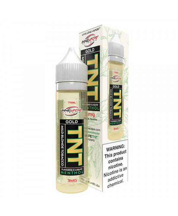 Innevape Tobacco-Free TNT (The Next Tobacco) Gold Menthol eJuice