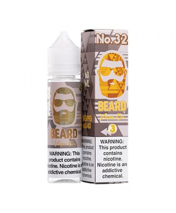 Beard Vape No. 32 Cinnamon Funnel Cake eJuice