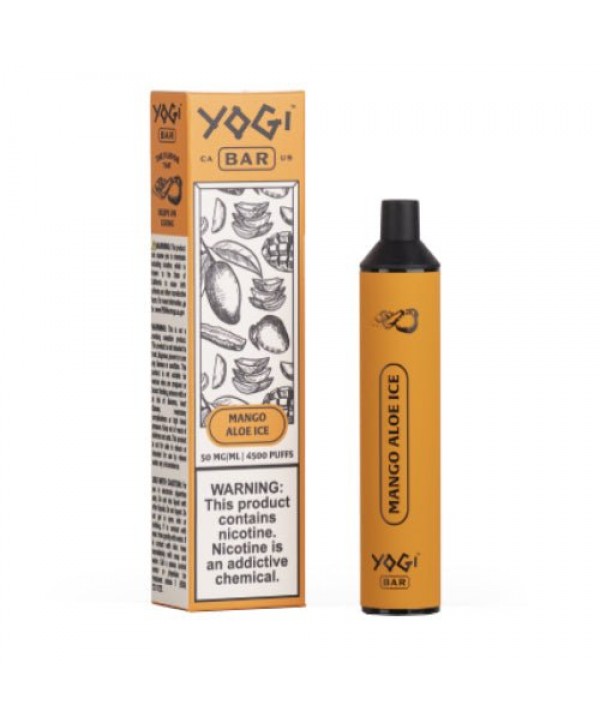 Yogi Bar 4500 Mango Aloe Ice Disposable Vape Pen