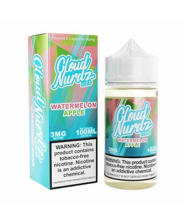 Cloud Nurdz Watermelon Apple Iced eJuice