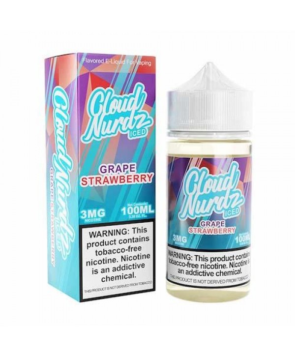 Cloud Nurdz Grape Strawberry Iced eJuice