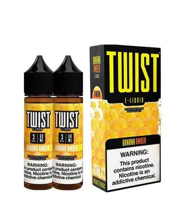 Twist Eliquid Banana Amber Twin Pack eJuice