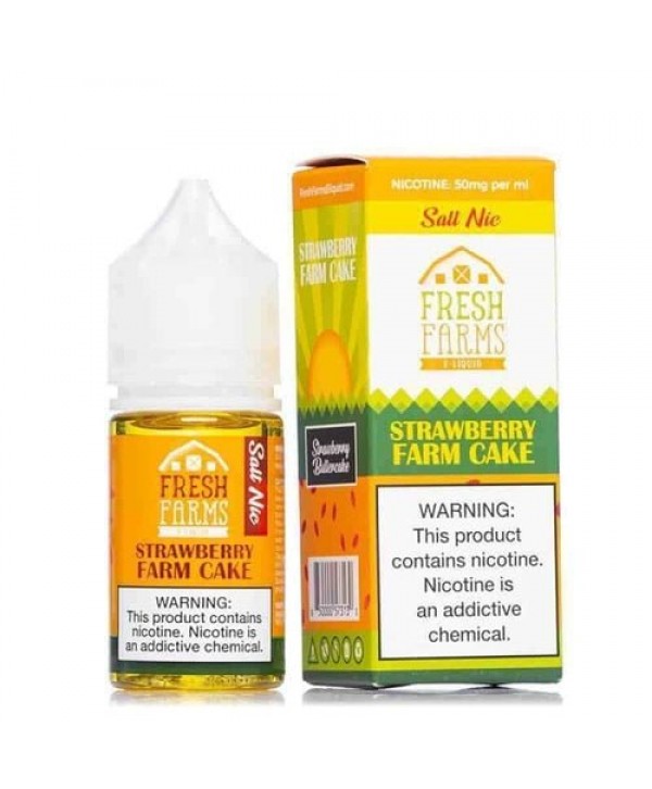 Fresh Farms Salt Strawberry Farm Cake eJuice