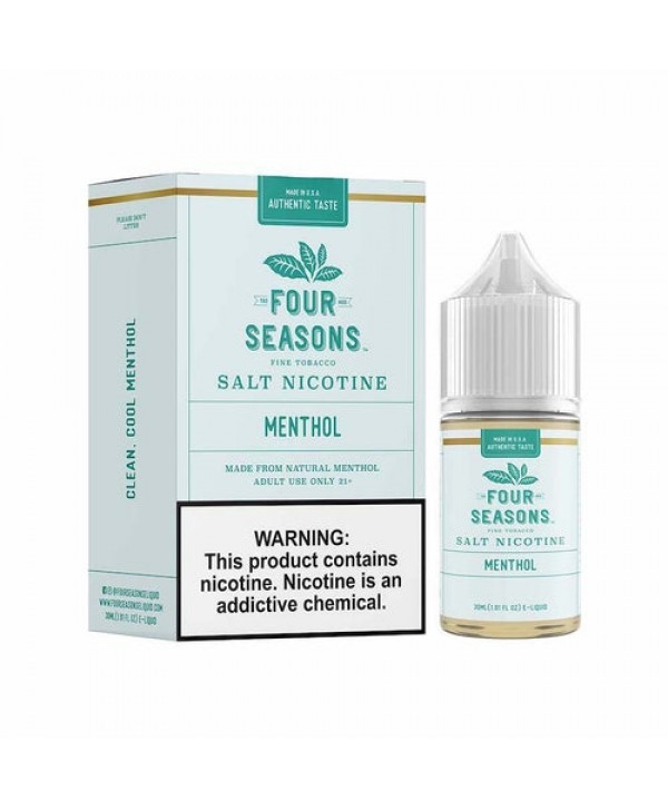 Four Seasons Salts Menthol eJuice