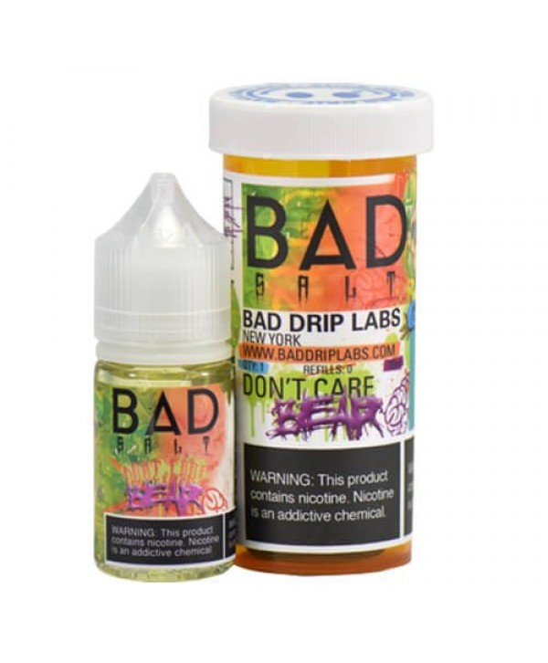 Bad Drip Tobacco-Free Salt Don't Care Bear eJuice