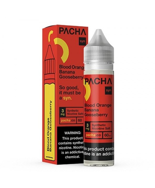 Pacha Syn Blood Orange Banana Gooseberry eJuice