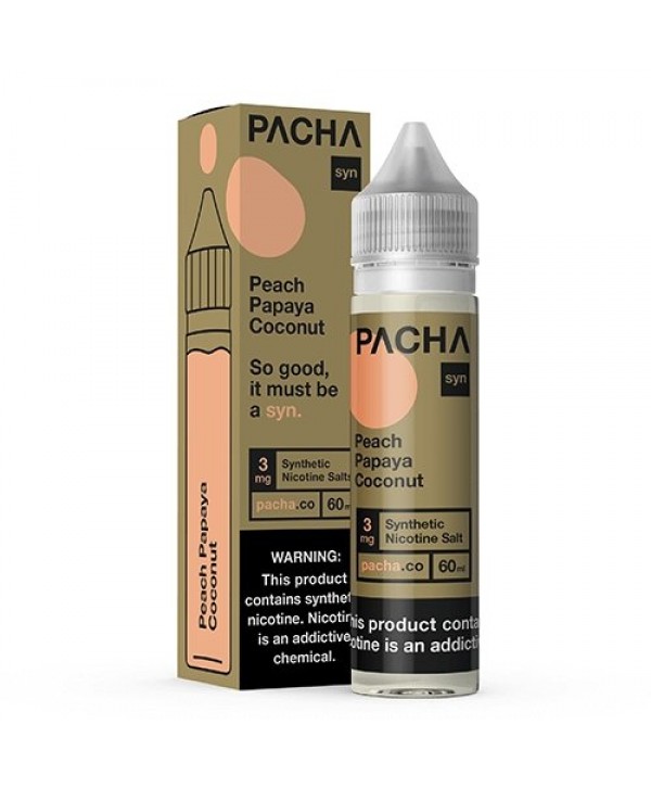 Pacha Syn Peach Papaya Coconut Cream eJuice