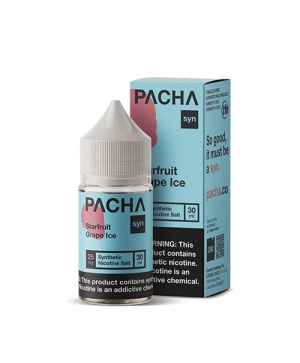 Pacha Syn Salts Starfruit Grape Ice eJuice