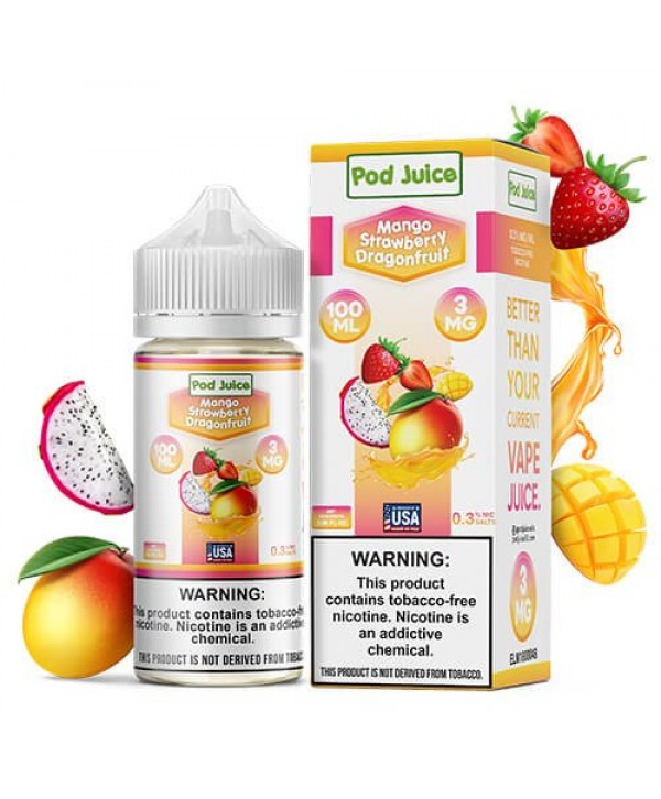 Pod Juice Synthetic Mango Strawberry Dragonfruit eJuice