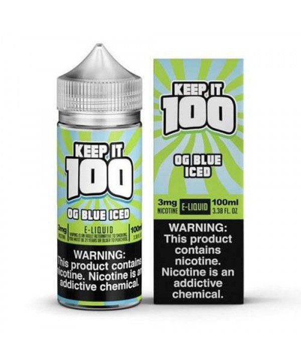 Keep It 100 OG Blue Iced eJuice