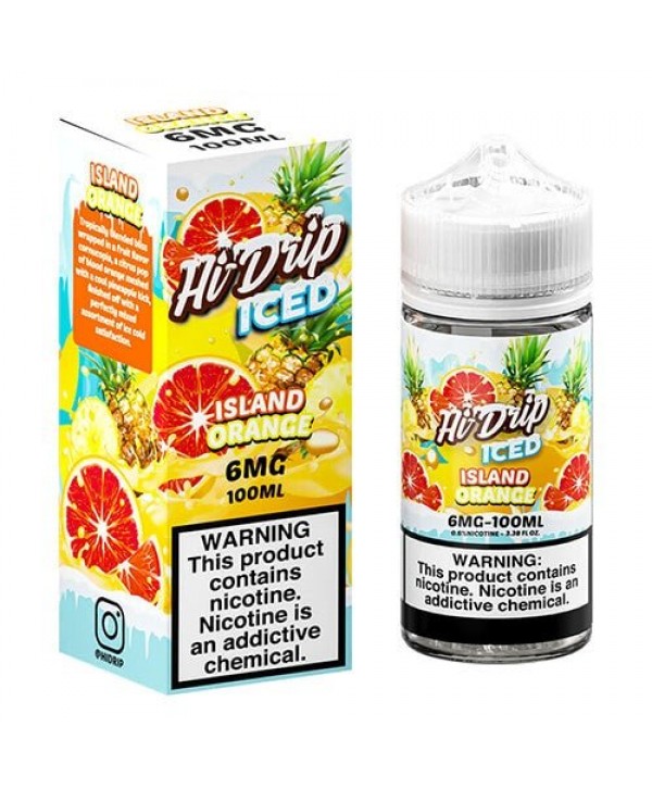 Hi-Drip Iced Island Orange Pineapple eJuice