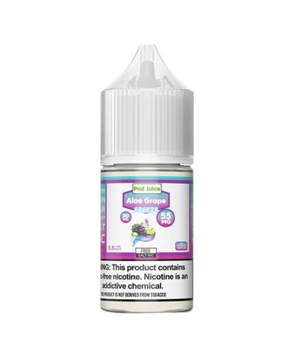 Pod Juice Synthetic Salts Aloe Grape Freeze eJuice