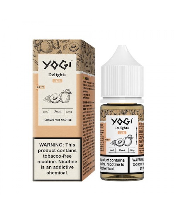 Yogi Delights Synthetic Salt Peach Ice eJuice