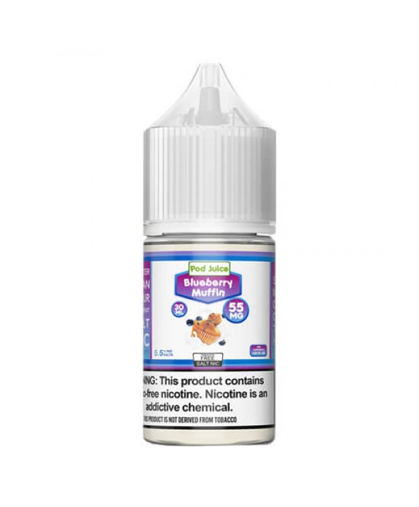Pod Juice Synthetic Salts Blueberry Muffin eJuice