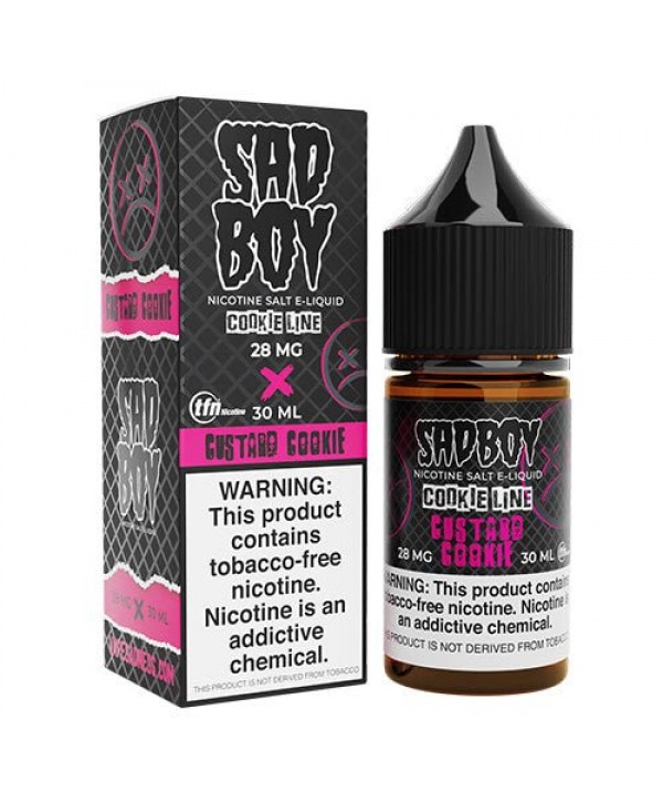 Sadboy Salts Cookie Line Custard Cookie eJuice