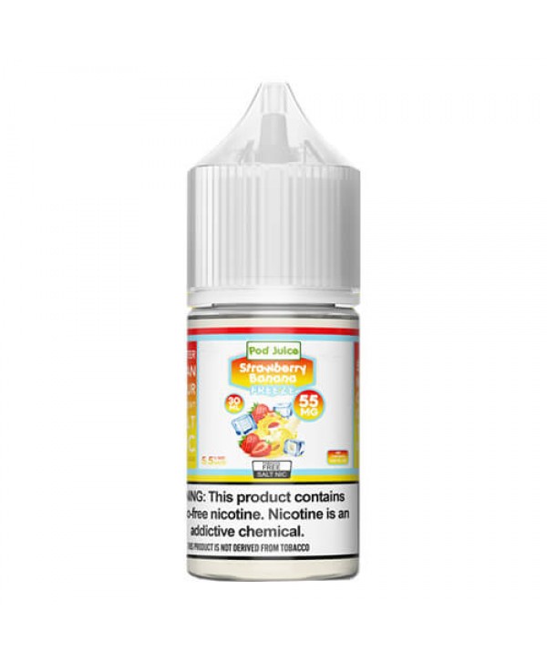 Pod Juice Synthetic Salts Strawberry Banana Freeze eJuice