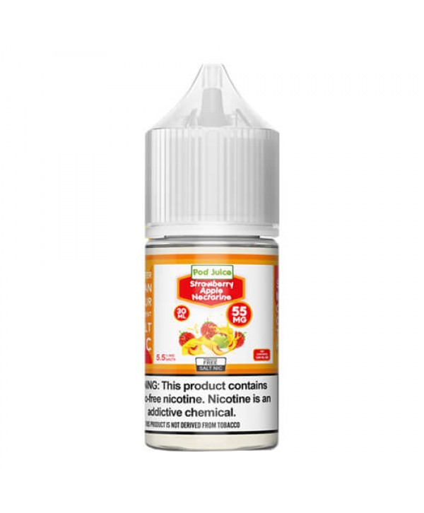 Pod Juice Synthetic Salts Strawberry Apple Nectarine eJuice