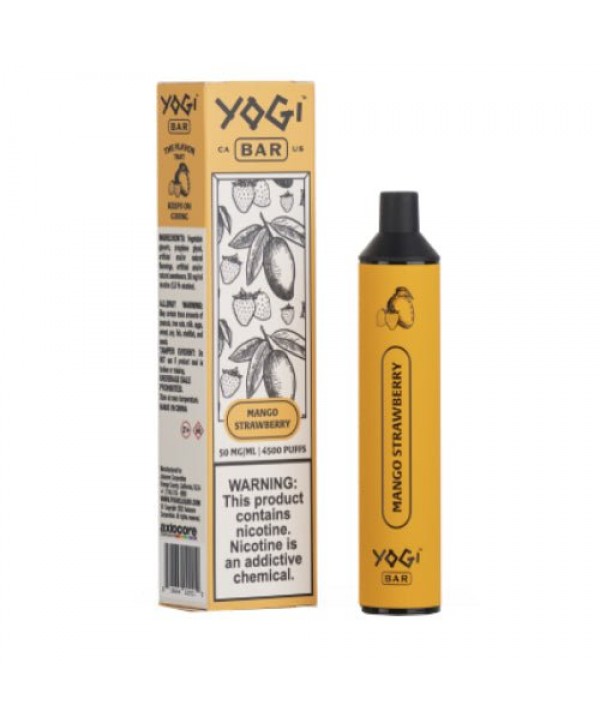 Yogi Bar 4500 Mango Strawberry Disposable Vape Pen