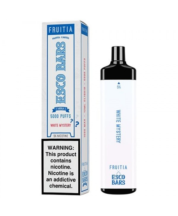 Esco Bars 5k MEGA x Fruitia White Mystery Disposable Vape Pen