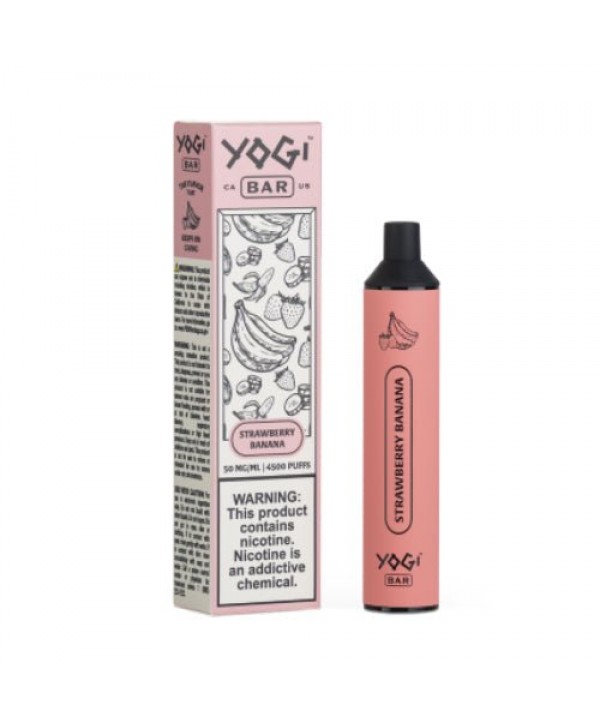 Yogi Bar 4500 Strawberry Banana Disposable Vape Pen