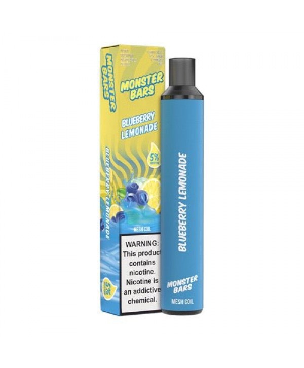 Monster Bars 3500 Blueberry Lemonade Disposable Vape Pen