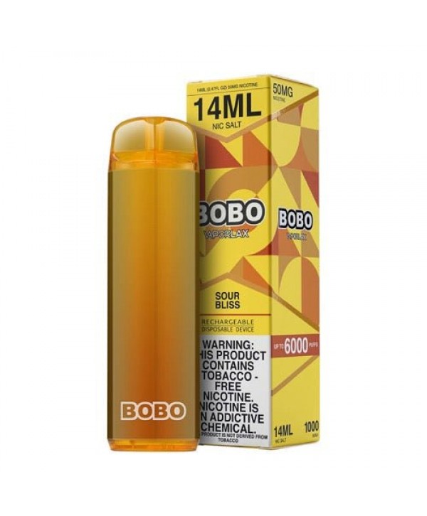 VaporLax BOBO Tobacco-Free Sour Bliss Disposable Vape