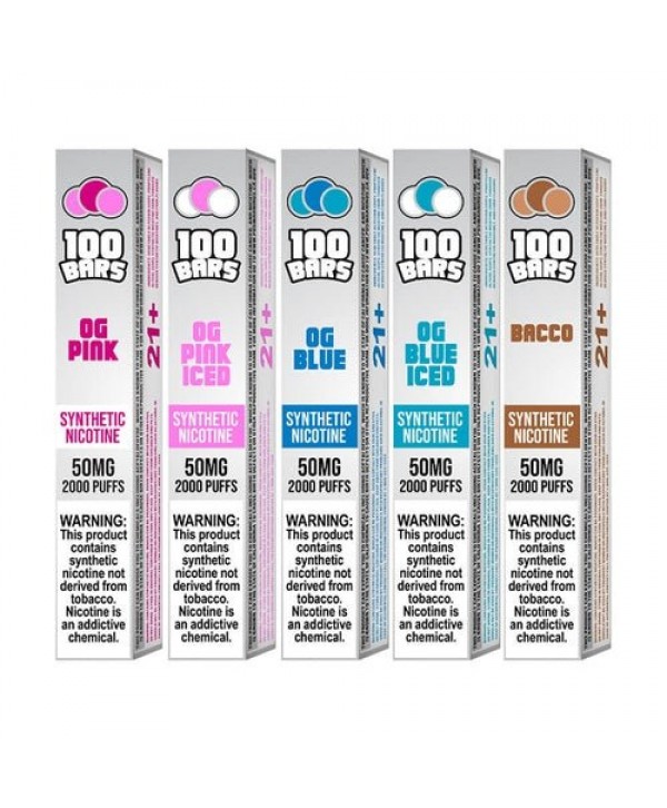 Keep it 100 Bars Synthetic Flavor Flight Disposable Vape Pen