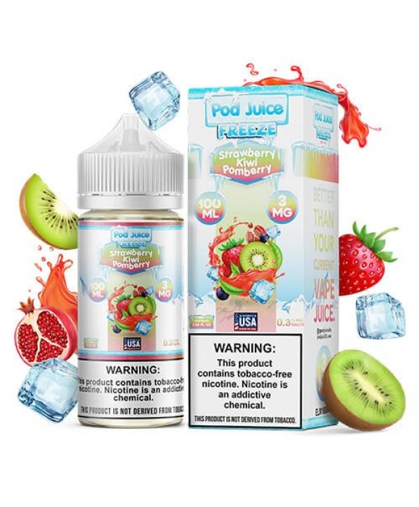 Pod Juice Synthetic Strawberry Kiwi Pomberry Freeze eJuice