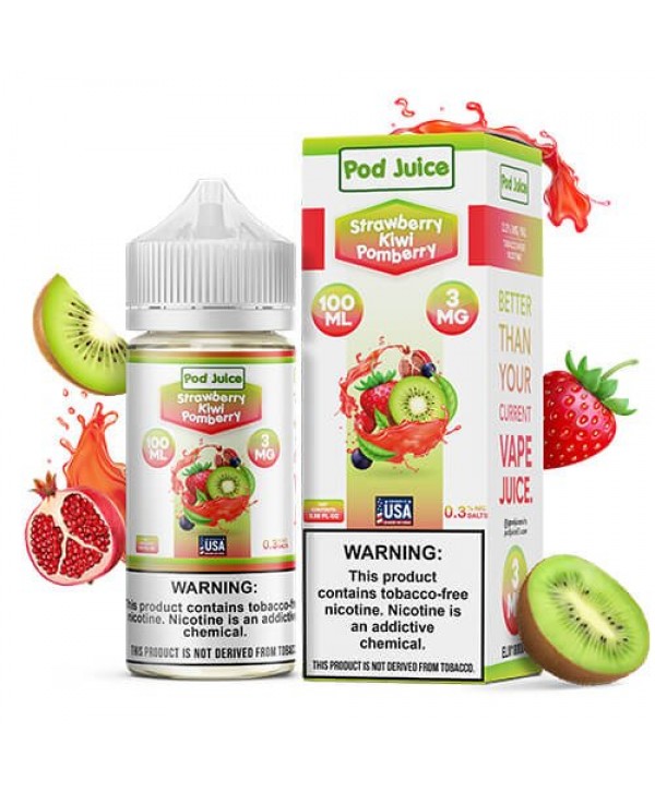 Pod Juice Synthetic Strawberry Kiwi Pomberry eJuice