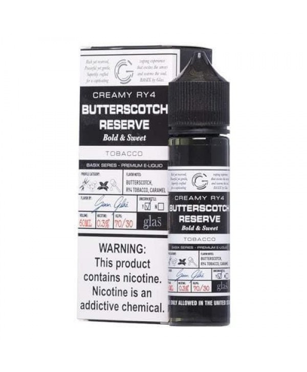 Glas BSX Butterscotch Reserve eJuice